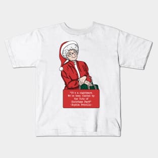 Sophia Petrillo Christmas Quote Kids T-Shirt